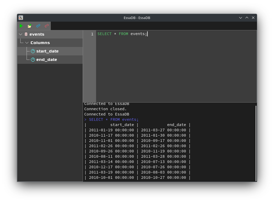 GUI interface